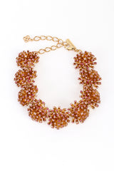 Oscar de la Renta Pink Firework Burst Collar Necklace front @recess la