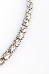 Vintage Oscar de la Renta Crystal Tennis Necklace detail @recess la