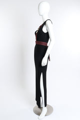 Mother of Pearl Harness Dress by by Gianfranco Ferre side mannequin @RECESS LA.