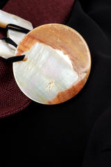 Mother of Pearl Harness Dress by by Gianfranco Ferre damage detail @RECESS LA.