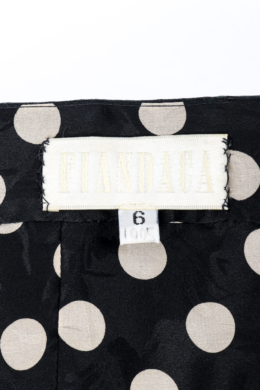 Dress and jacket by Fiandaca flat lay label  @recessla