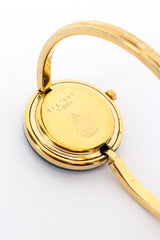 Vintage Gucci 10 Bezel Bracelet Watch Set back signature @recess la
