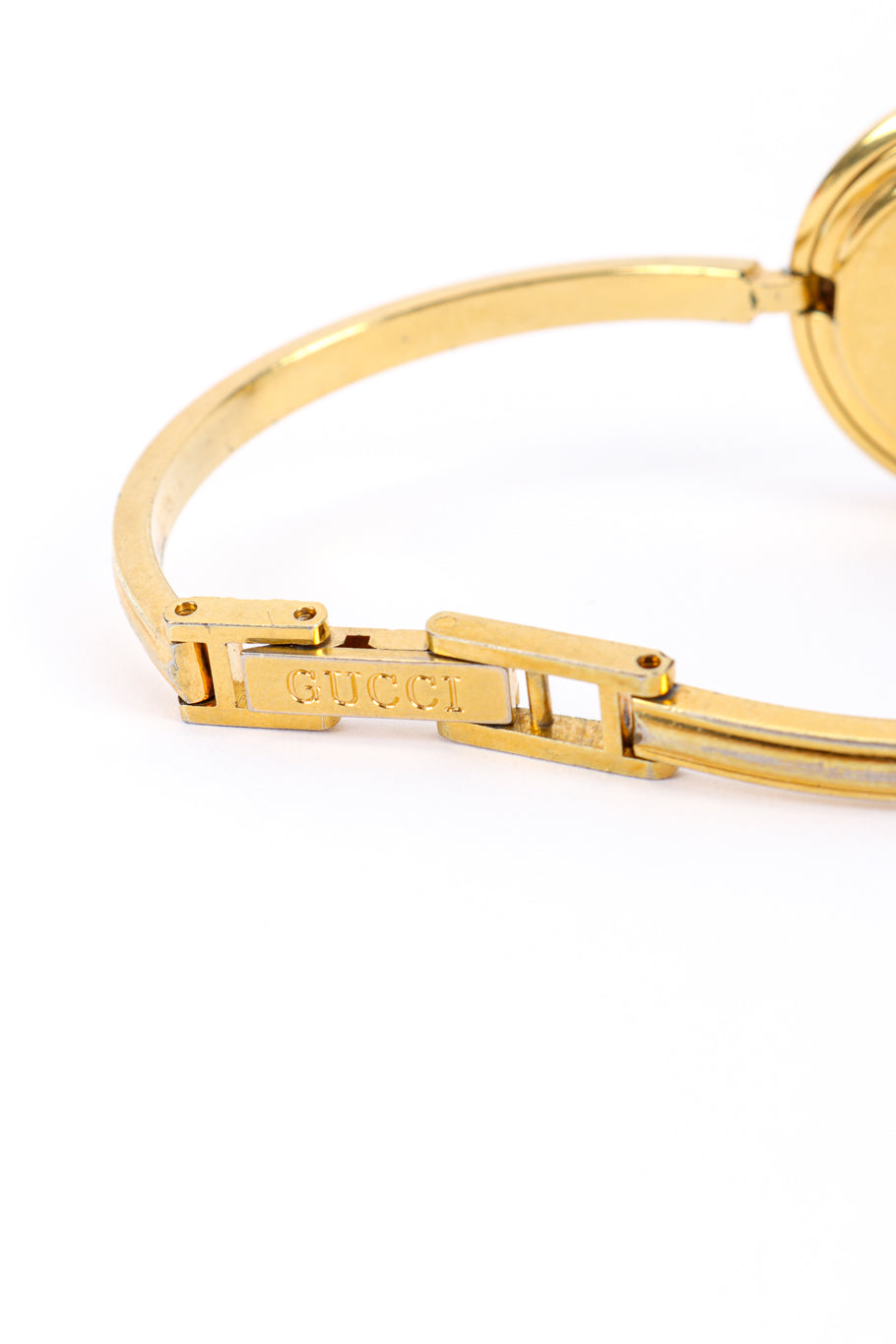 6 Bezel Bracelet Watch Boxed Set by Gucci signed clasp @recessla