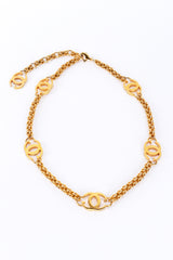 Vintage Gucci Interlocking GG Chain Belt III flat @RECESS LA