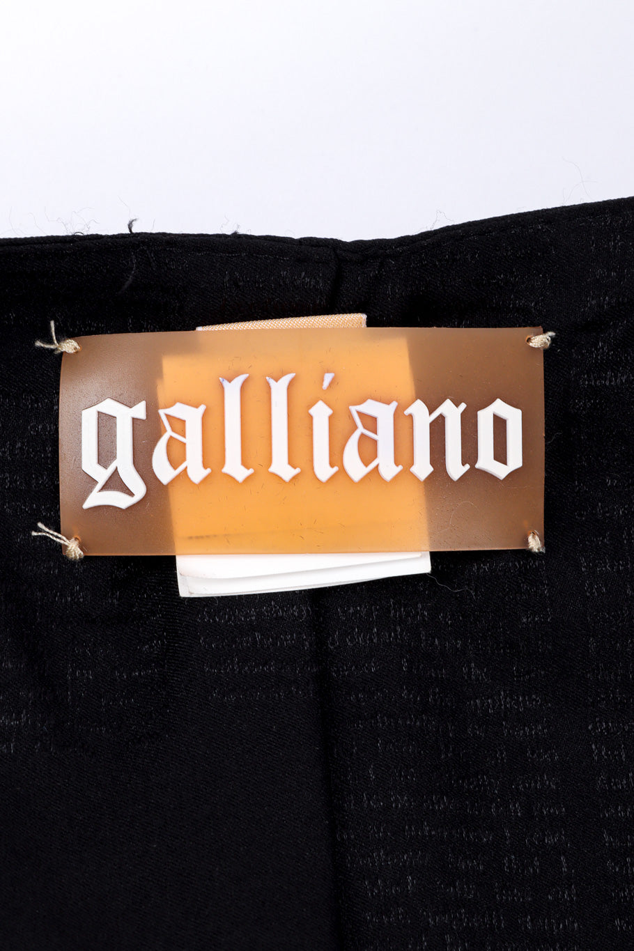 Pinstripe vest by John Galliano tag @recessla