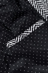 Vintage Geoffrey Beene Double Breasted Chevron Stripe Jacket inseam pocket closeup @recess la