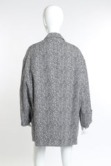 Vintage Geoffrey Beene Double Breasted Chevron Stripe Jacket back on mannequin @recess la