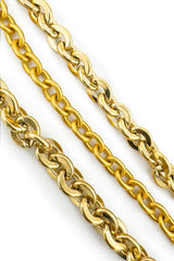 Vintage Givenchy Mixed Chain Collar Necklace detail @recess la