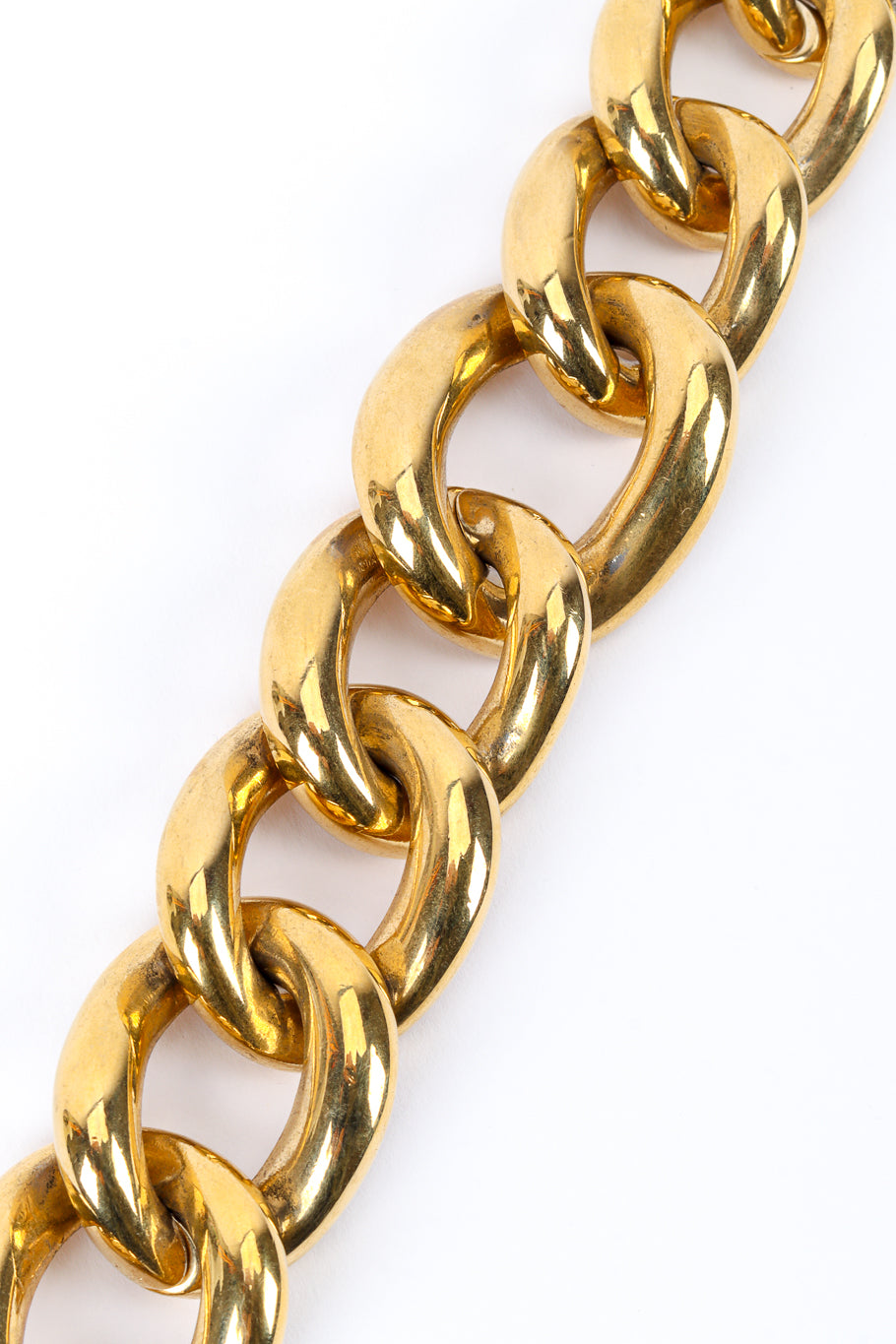 Vintage Givenchy Chunky Curb Link Necklace link closeup @recessla