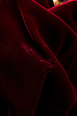 Velvet Tiered Metallic Gown scuff @recess la