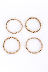 Vintage Oscar de la Renta Geo Rhinestone Stacking Bangles flat @RECESS LA