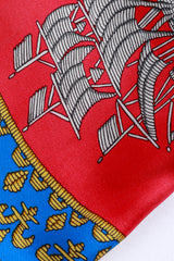 Naval Ship Crest Blouse by Hermes ship close @ recess LA