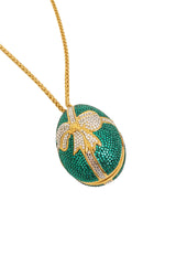 Pavé Egg Locket by Judith Leiber close @ Recess LA