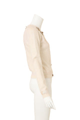 Vintage Dolce & Gabbana Starburst Embellished Cardigan on mannequin side @ Recess LA