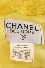 Chain Edge Bouclé Jacket by Chanel label @ Recess LA