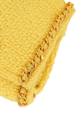 Chain Edge Bouclé Jacket by Chanel leather wear @ Recess LA