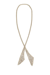 Vintage Rhinestone Lariat Scarf Necklace @ Recess LA
