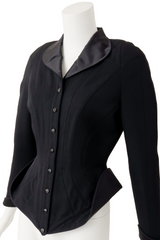 Structured blazer by Thierry Mugler on mannequin close @ Recess LA