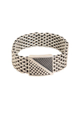 Vintage Sterling Geo Bar Link Bracelet @ Recess LA