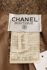 Alpaca Cocoon Jacket by Chanel label @ Recess LA