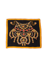 Ornate Jeweled Bow Print Scarf by Cartier @ Recess LA