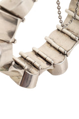 Vintage Antonio Pineda Sterling Thumb Link Bracelet tarnish @ Recess LA