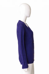 knit cardigan by Hermés on mannequin side @ Recess LA