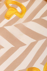 Chevron Chain Print Scarf by Celine faint mark @ Recess LA