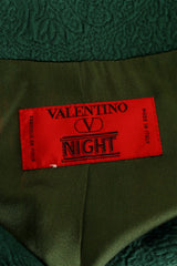 Vintage Valentino Paisley Jacquard Velvet Dress & Jacket Set tag @ Recess LA