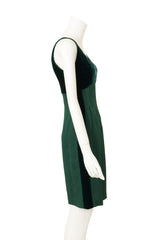 Vintage Valentino Paisley Jacquard Velvet Dress & Jacket Set dress side @ Recess LA