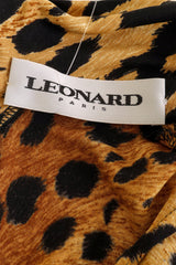 Leopard Turtleneck Column Dress by Leonard label @ Recess LA