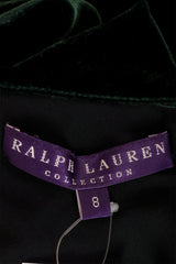 Vintage Ralph Lauren Velvet Maxi Skirt label @ Recess LA