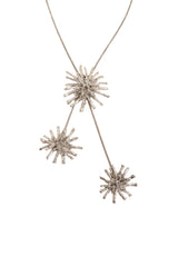 Vintage Linda Hattab Burst Lariat Necklace close @ Recess LA