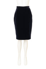 Vintage Vivienne Westwood Velvet Skirt Suit Set skirt front @ Recess LA