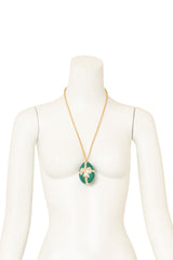 Pavé Egg Locket by Judith Leiber on mannequin @ Recess LA