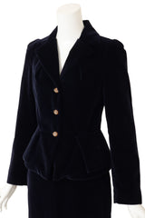 Vintage Vivienne Westwood Velvet Skirt Suit Set close up @ Recess LA