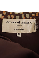 Vintage Emanuel Ungaro Bustier Tank & Jacket Set label @ Recess LA