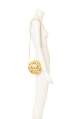 Vintage Crystal Lion Minaudière Bag on mannequin @ Recess LA