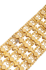 Vintage Wide Crystal Filigree Belt inner mark 1 @ Recess LA