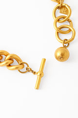 Heart & Ball Charm Necklace by Anne Klein ends @ Recess LA