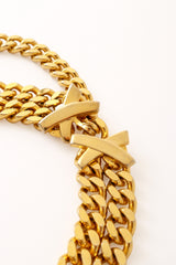 XX Double Chain Belt by Paloma Picasso clasp close @ Recess LA