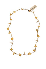 Mixed Metal Shell Bead Necklace by Mimi D N @ Recess LA