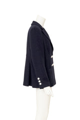 2019C Lamé Tweed Blazer by Chanel on mannequin side @ Recess LA