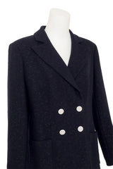 2019C Lamé Tweed Blazer by Chanel on mannequin close @ Recess LA
