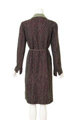 Vintage Fendi Two Tone Trench Duster Jacket back @ Recess LA
