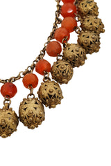 Filigree Ball Charm Collar charm scuff @ Recess LA