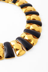 Geometric Enamel Bar Collar by Monet close @ Recess LA