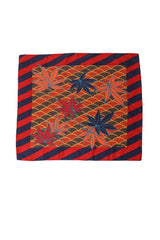 Vintage Lanvin Japanese Maple Leaf Scarf @ Recess LA