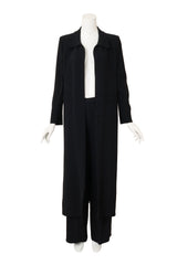 Vintage Sonia Rykiel Longline Maxi Jacket & Pants Set open @ Recess LA