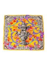 Gianfranco Ferre Ornate Sculpture Floral Scarf @ Recess LA